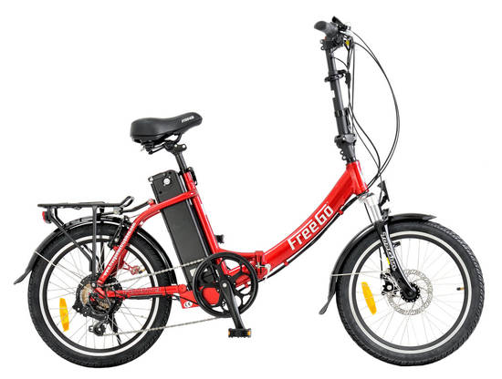 FreeGo Folding Bike - Red