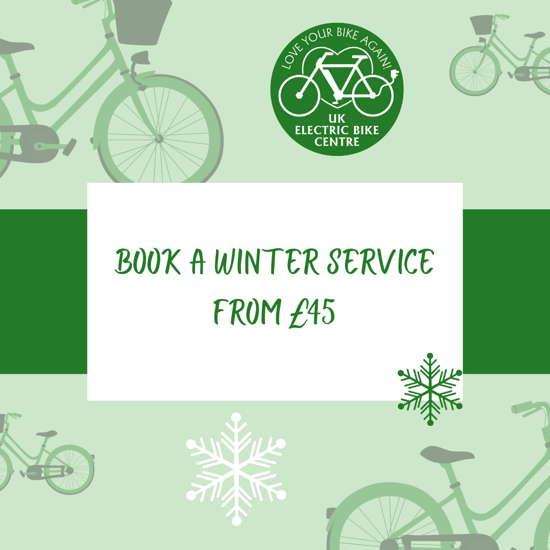 Winter servicing for all e-bikes pushbikes and scooters
