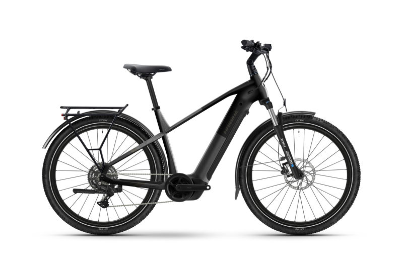 Haibike Trekking 3 High eTrekking Bike in Silver/Stardust