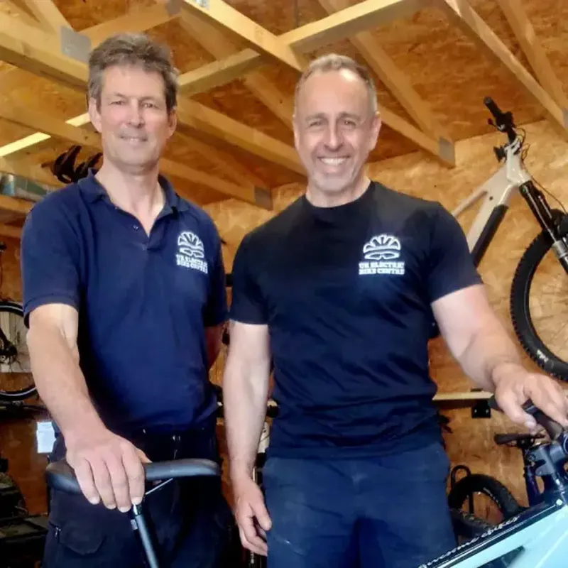 Warren and Marcus, founders of UK Electric Bike Centre