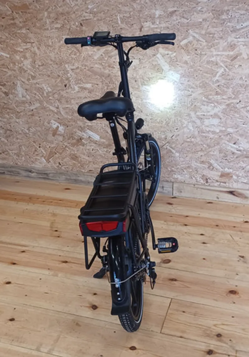 Ampere Alter Low Step Through Folding Ebike - Black-3