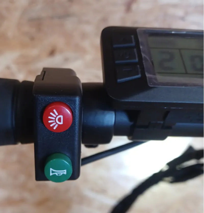 Ampere Alter Low Step Through Folding Ebike - Black-11