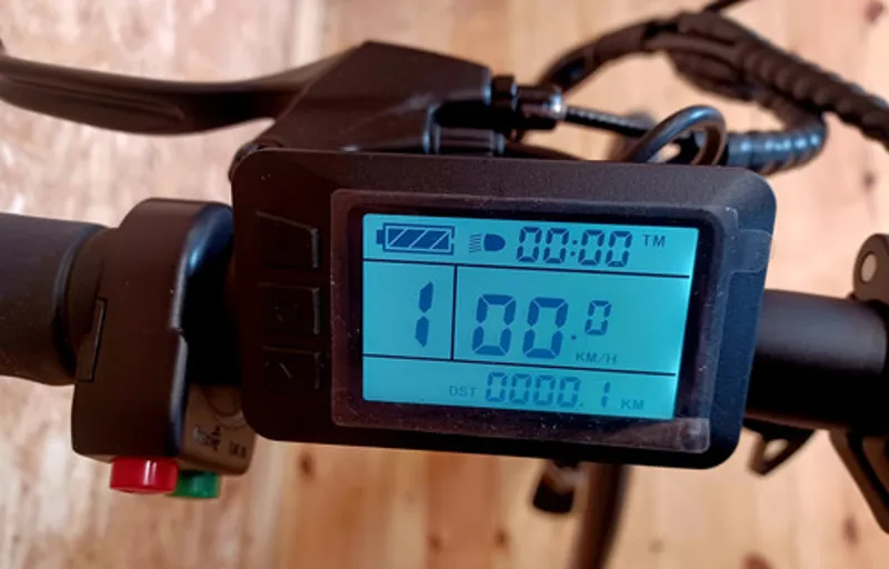 Ampere Alter Low Step Through Folding Ebike - Black-12
