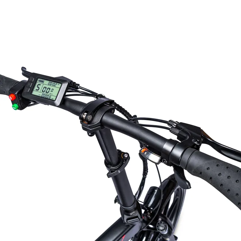 Ampere Mode Folding Electric Bike - Red-9