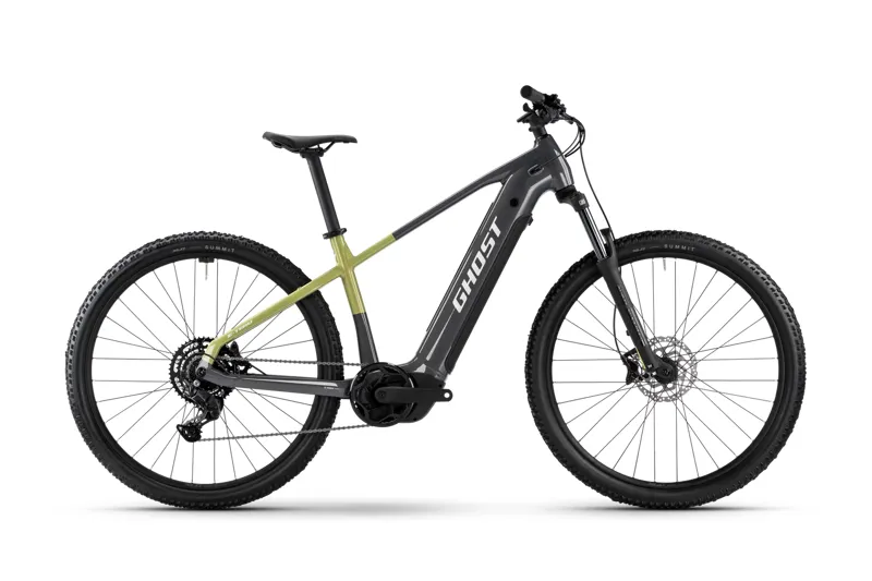 Ghost E-Teru Electric Mountain Bike - Grey/Green