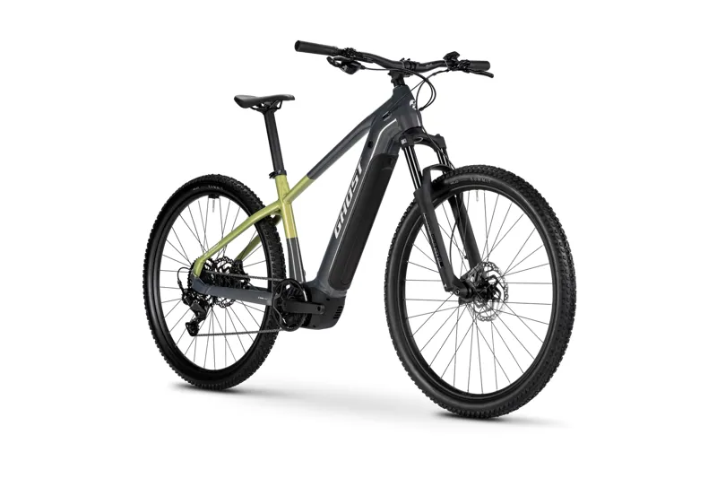 Ghost E-Teru Electric Mountain Bike - Grey/Green-1