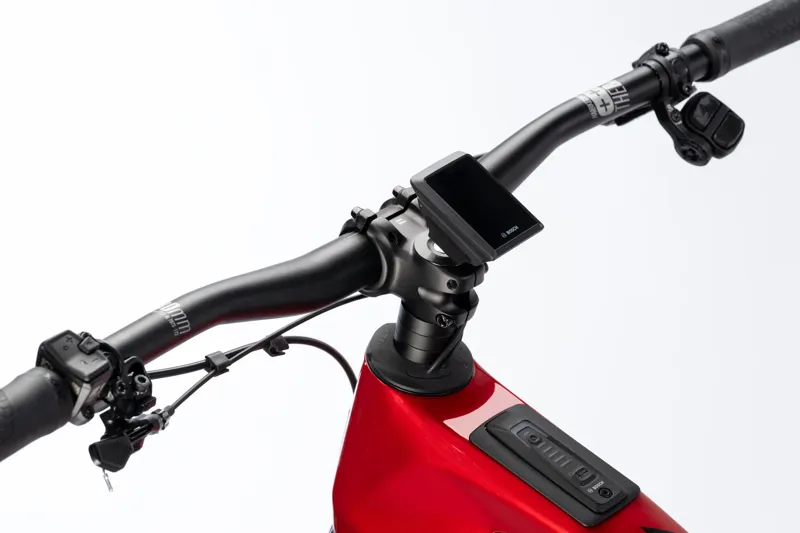 Haibike ALLMTN CF 9 Full Suspension Mountain Bike Large - Red-6