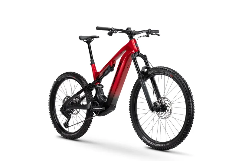 Haibike ALLMTN CF 9 Full Suspension Mountain Bike Large - Red-1