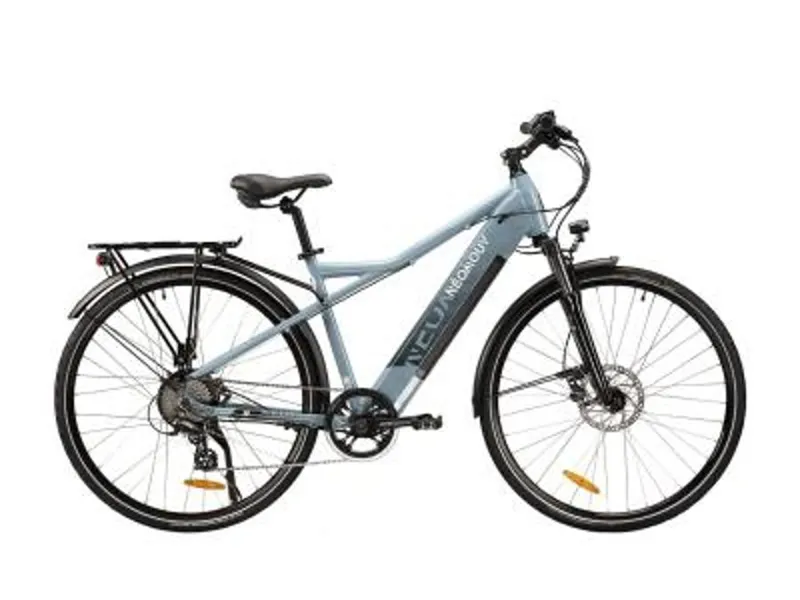 Neomouv Mountain 28 Electric Bike 522Wh - Grey/Blue