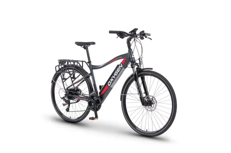 Oxygen S-Cross CB Electric Bike 17Ah - Black