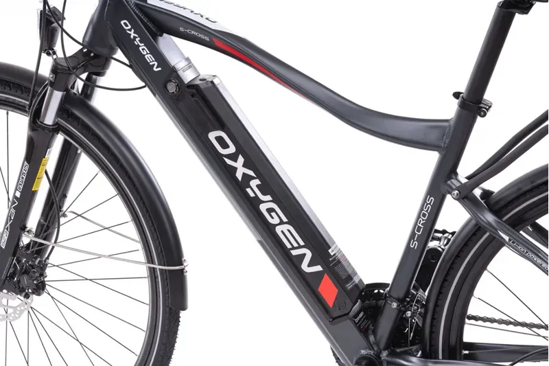 Oxygen S-Cross CB Electric Bike 17Ah - Black-3