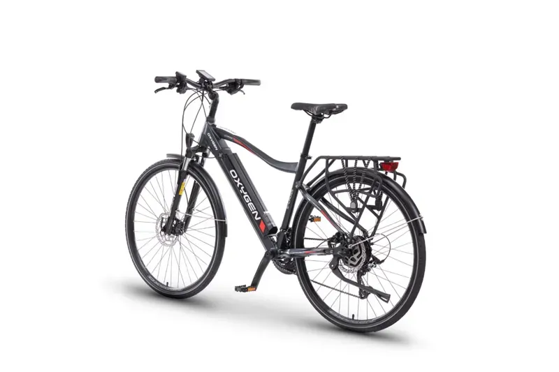 Oxygen S-Cross CB Electric Bike 17Ah - Black-1