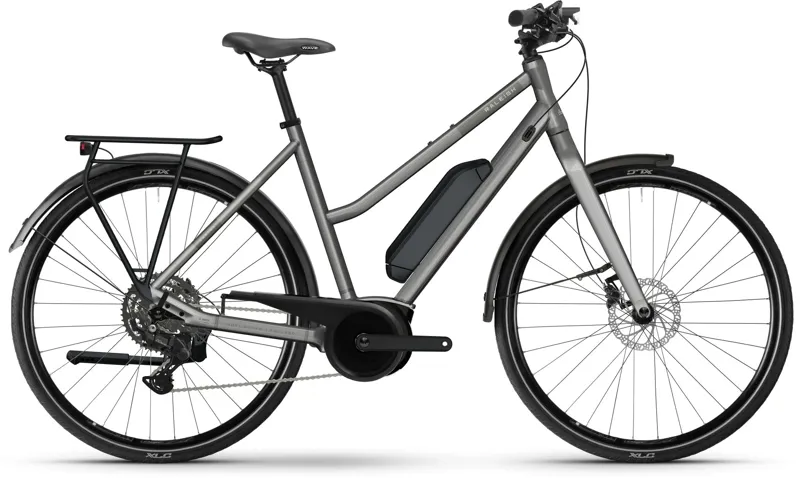 Raleigh Captus Platinum Chrome Electric Hybrid Bike 51cm - Silver
