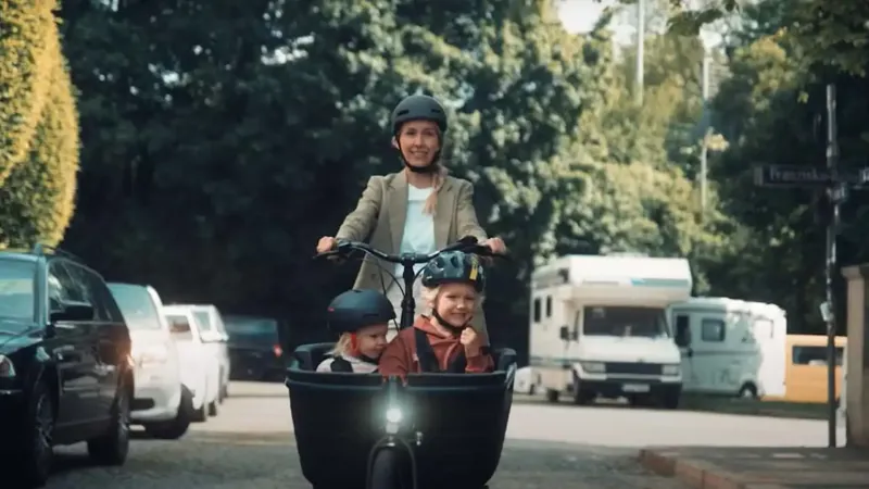 Winora F.U.B Cargo Bike 2W - Blue-5