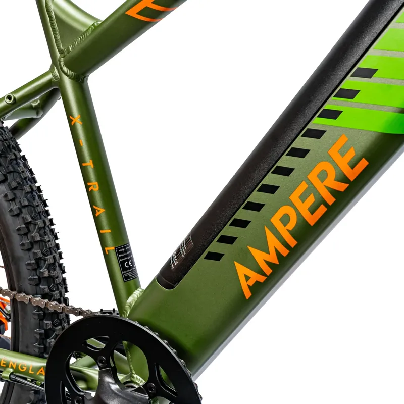 Ampere X-Trail Mountain Bike 17.5Ah in Green-2