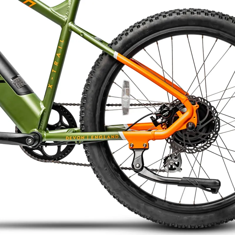 Ampere X-Trail Mountain Bike 17.5Ah in Green-8