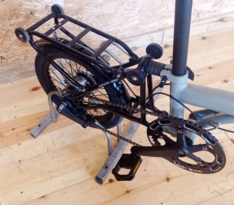 Awesome Sprint E Folding Ultra Light Electric Bike in Grey-5