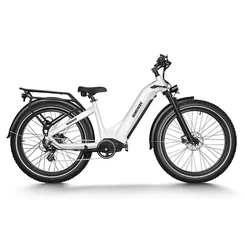 Himiway Zebra D5 Step Through Electric Fat Bike - White
