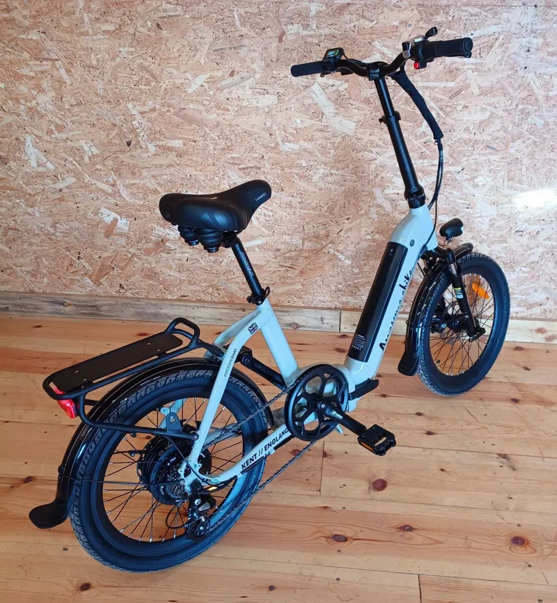 Ukebc Awesome Dart Folding Electric Bike in Grey-2