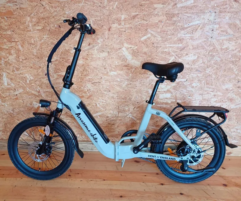 Ukebc Awesome Dart Folding Electric Bike in Grey-3