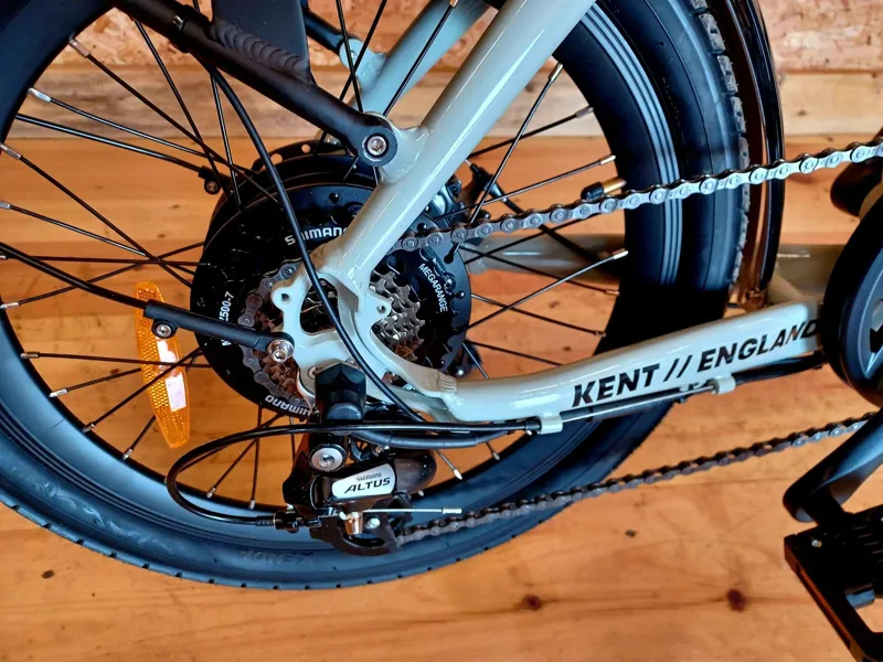 Ukebc Awesome Dart Folding Electric Bike in Grey-8